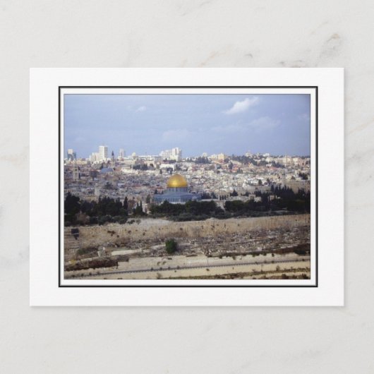 View from the Mount of Olives Postkarte (Vorderseite)