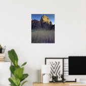 View from Virgin River flood plain, Zion Canyon Poster (Heimbüro)