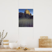 View from Virgin River flood plain, Zion Canyon Poster (Küche)