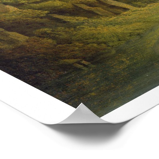 View in Matlock Dale, Looking Towards Black Rock E Poster (Ecke)