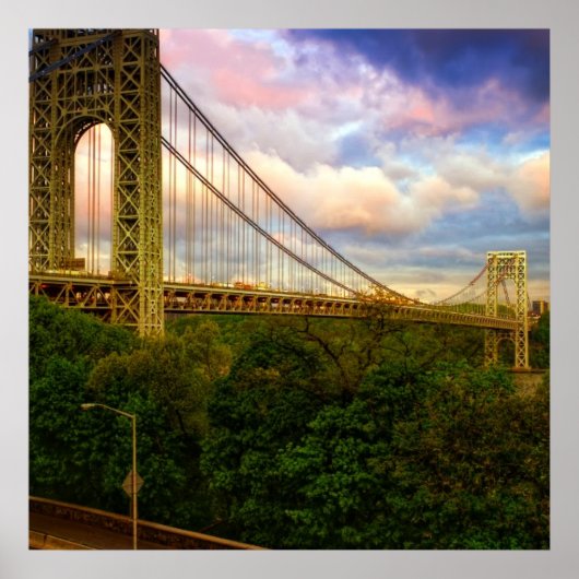 View looking South - West from Manhattan Poster (Vorne)