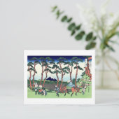 View Mt.Fuji from Hodogaya, Hokusai Postkarte (Stehend Vorderseite)