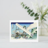 View Mt.Fuji from Totomi, Hokusai Postkarte (Stehend Vorderseite)