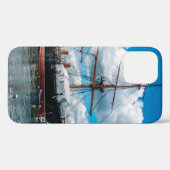 View of an historic Victorian armoured frigate bat Case-Mate iPhone Hülle (Rückseite (Horizontal))