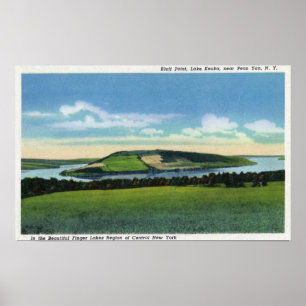 View of Bluff Point near Penn Yan Poster