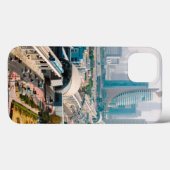 View of city metro line and skyscrapers Case-Mate iPhone hülle (Rückseite (Horizontal))