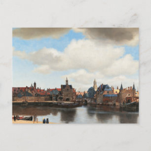 View of Delft by Johannes Vermeer Postkarte