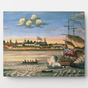 View of Fort George Fotoplatte