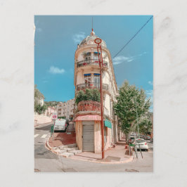 View of French Riviera in Cannes France Postcard Postkarte