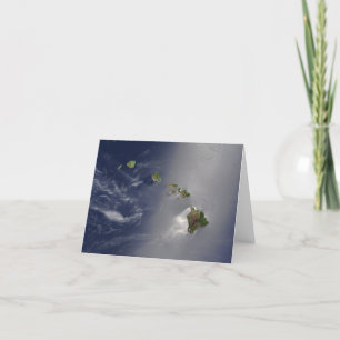 View of Hawaii from Space Karte