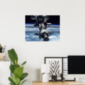 View of International Space Station from Endeavour Poster (Heimbüro)