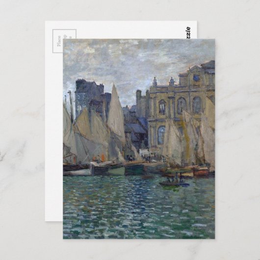 View of Le Havre by Claude Monet Postkarte (Vorne/Hinten)