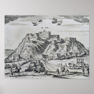 View of Lhasa, capital of Tibet Poster