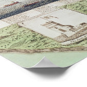 View of Lisbon, 1755 Poster (Ecke)