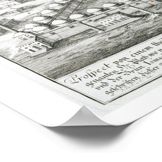 View of Mecca, from 'Entwurf einer historischen Ar Poster (Ecke)