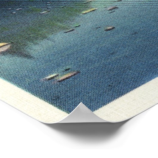 View of Mount Washington and the Saco Poster (Ecke)