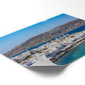 View of Mykonos Greece Poster (Ecke)