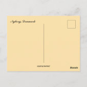 View of Nyborg Denmark Postkarte (Rückseite)