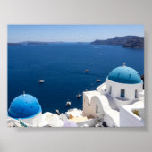 View of Oia Santorini Poster (Vorne)