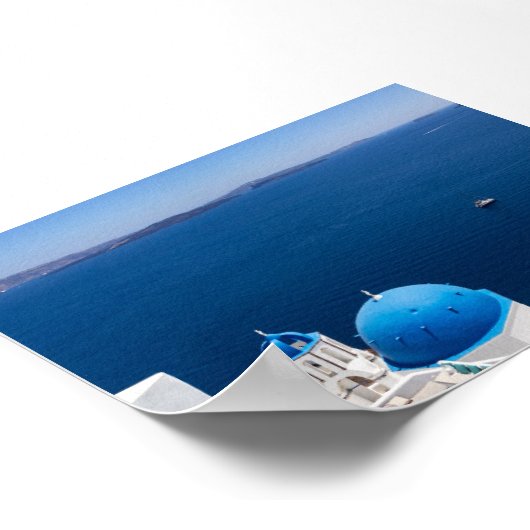 View of Oia Santorini Poster (Ecke)