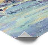 View of Paris (oil on canvas) Poster (Ecke)