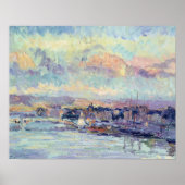 View of Paris (oil on canvas) Poster (Vorne)