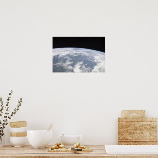 View of planet Earth from space Poster (Küche)