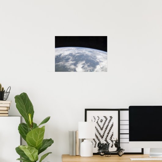 View of planet Earth from space Poster (Heimbüro)