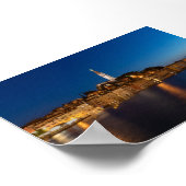 View of Rovinj in the evening Poster (Ecke)