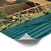 View of the city of Berlin with Altes Museum Poster (Ecke)