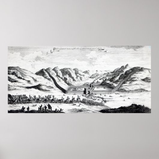 View of the Great Wall on the side Poster (Vorne)