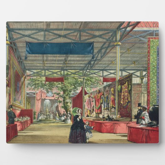 View of the India section of the Great Exhibition Fotoplatte (Vorderseite)