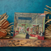 View of the India section of the Great Exhibition Fotoplatte (Seite)