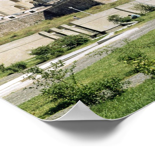 View of the mosque, Ottoman, built c.1569-75 Poster (Ecke)