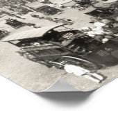 View of the Paris Opera House, 1890-99 Poster (Ecke)