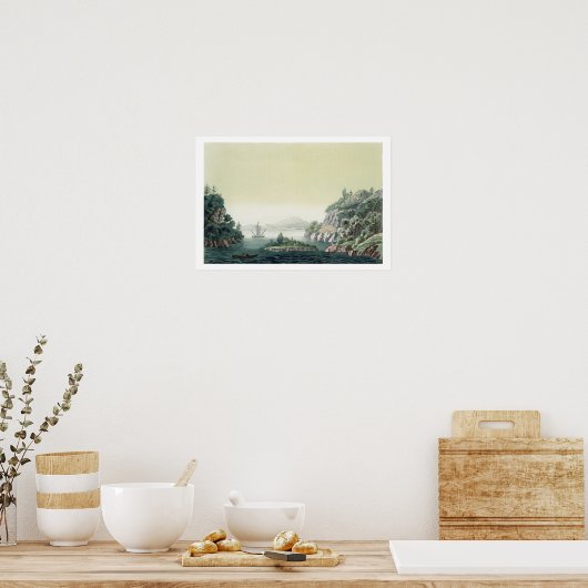 View of the Potomac river near Mount Vernon (colou Poster (Küche)