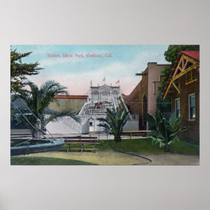 View of the Tickler Ride at Idora Park Poster