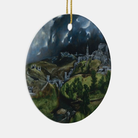 View of Toledo by El Greco Keramikornament (Rechts)