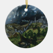 View of Toledo by El Greco Keramikornament (Vorne)
