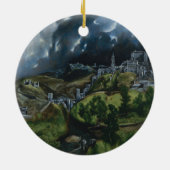 View of Toledo by El Greco Keramikornament (Hinten)