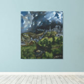 View of Toledo by El Greco Leinwanddruck (Insitu (Holzboden))