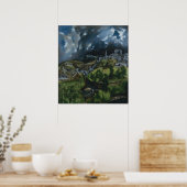 View of Toledo by El Greco Poster (Küche)