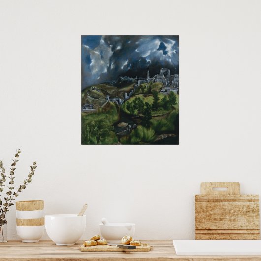 View of Toledo by El Greco Poster (Küche)