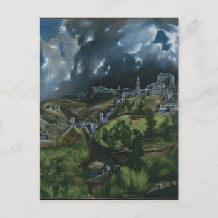 View of Toledo by El Greco Postkarte