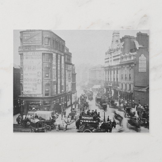 View of Tottenham Court Road, c.1885 Postkarte (Vorderseite)