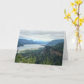 View of Vista House, Oregon Karte (Gelbe Blume)