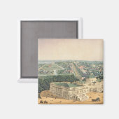 View of Washington, Pub. by E. Sachse & Co., 1852 Magnet (Vorderseite/Rückseite)