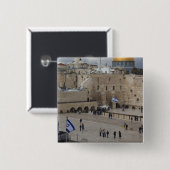 View of Western Wall Plaza, late afternoon Button (Vorne & Hinten)