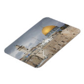 View of Western Wall Plaza, late afternoon Magnet (Linke Seite)