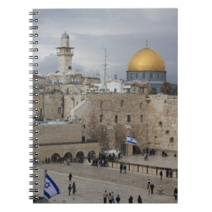 View of Western Wall Plaza, late afternoon Notizblock